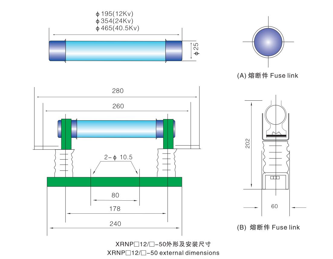 High-voltage FUSE
